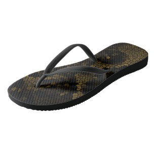 Chanclas Mariposa de Vidrio Teñido de Oliva