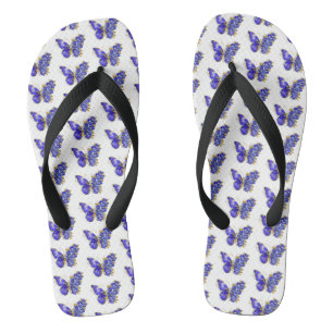 Chanclas Mariposa Flor Zafiro
