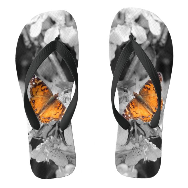 Chanclas Mariposas De Las Damas Estadounidenses En Flops De (Plantilla)