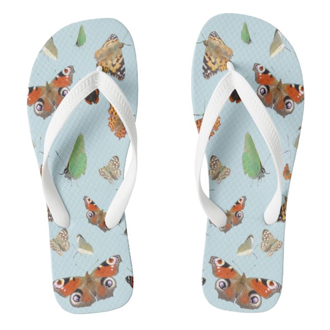 Chanclas Mariposas holandesas Flip Flops de adultos (Plantilla)