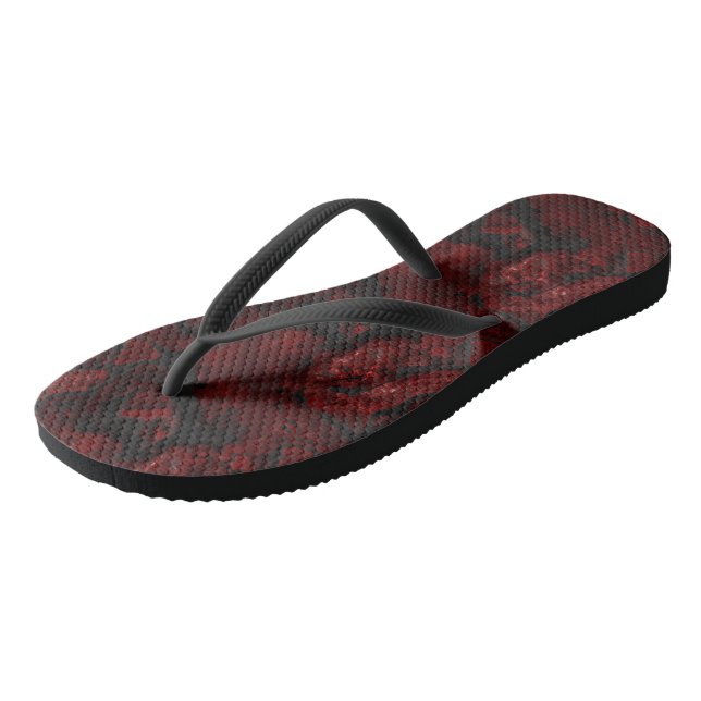 Chanclas Mármol Abstracto de Lava (Angular)
