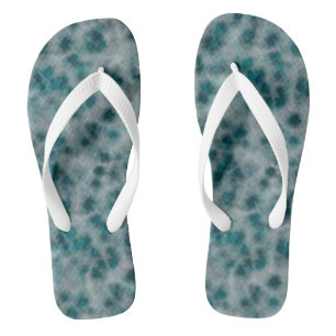 Chanclas Mármol Abstracto Verde Azulado