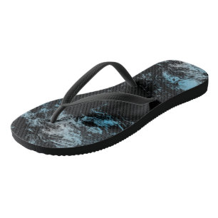 Chanclas Mármol azul y negro Resumen