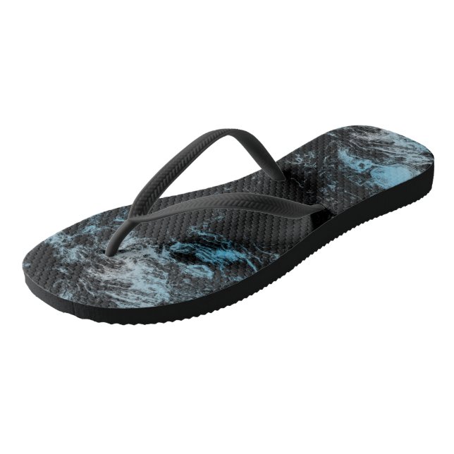 Chanclas Mármol azul y negro Resumen (Angular)