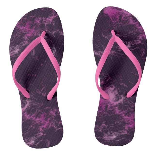 Chanclas mármol rosa y morado Resumen (Plantilla)