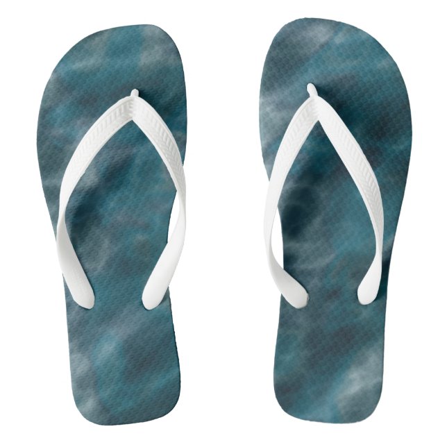 Chanclas Mármol Teal (Plantilla)