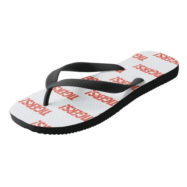Chanclas Massillon, Tigres Ohio Flip Flops (Angular)