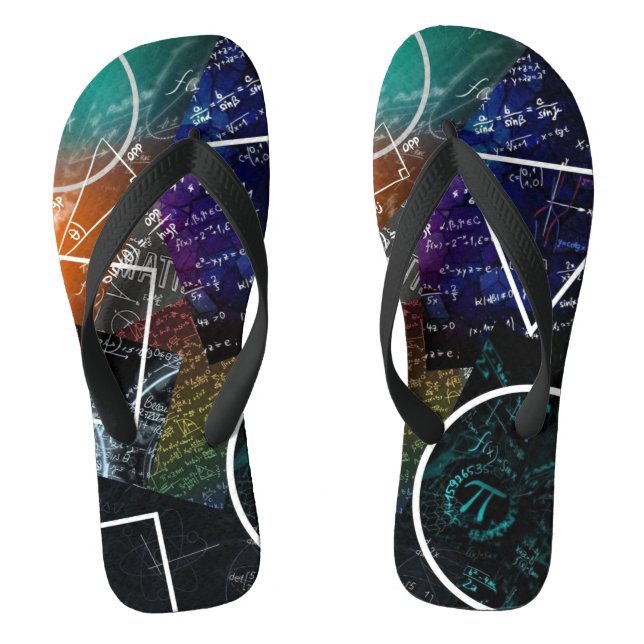 Chanclas Matemáticas Flip Flops (Plantilla)