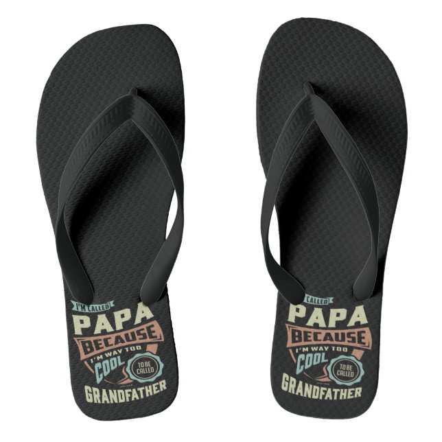 Chanclas Me llamo papá (Plantilla)