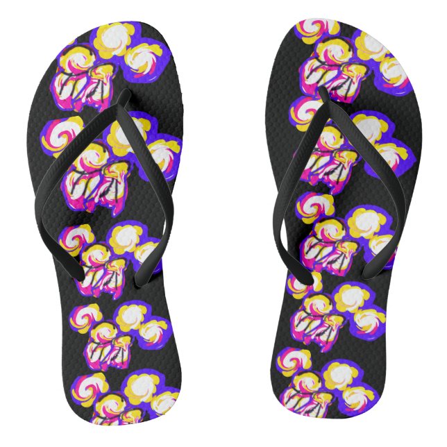Chanclas Medusas estilo burbujas (Plantilla)