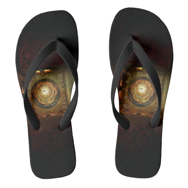 Chanclas Meta de año nuevo con tema steampunk de SlipperyJo (Plantilla)