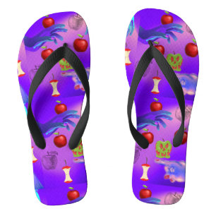 Chanclas Mikitiez calavera roja veneno de manzana tóxica ve