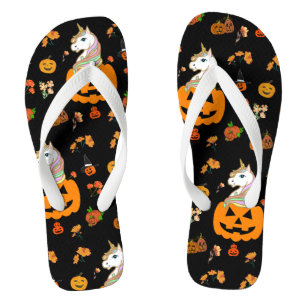 Chanclas Mikitiez halloween unicorn espeluznante otoño de o