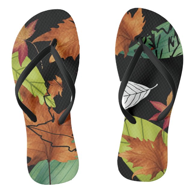 Chanclas Mikitiez pisce la flor rosa de la naturaleza autoa (Plantilla)