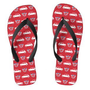 Chanclas Mini corazones Cooper británicos - Rojo