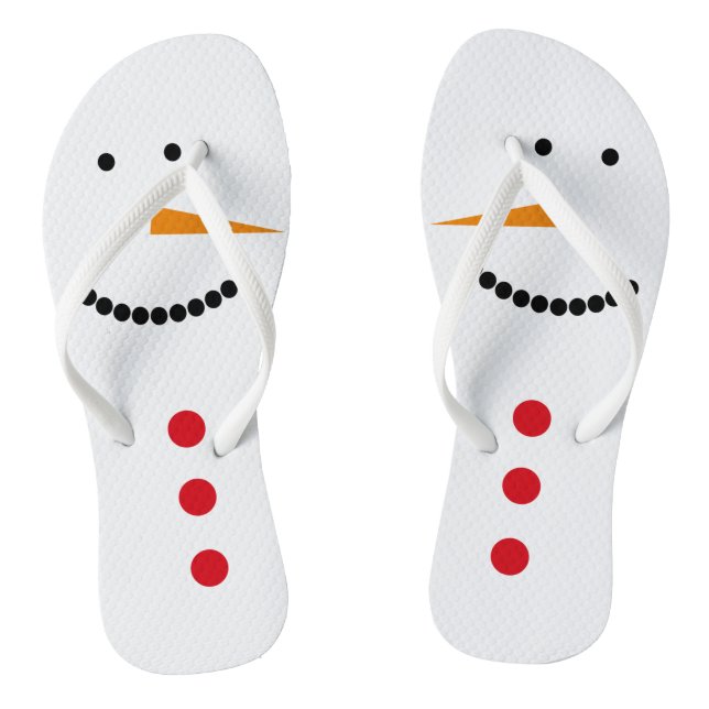 Chanclas Minimalista Snowman (Plantilla)