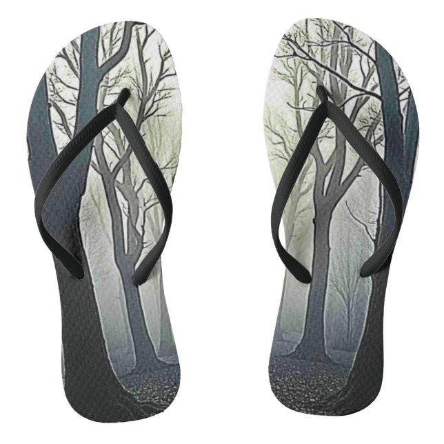 Chanclas Misty Forest Path: Eerie Beauty (Plantilla)