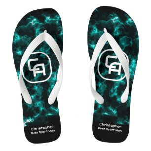 Chanclas Misty Smoke Monogram Aqua