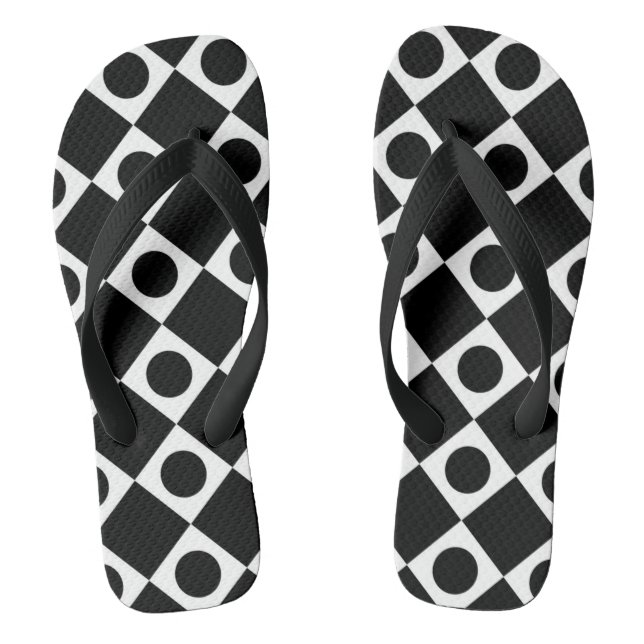 Chanclas Mod Retro 60's Black (Plantilla)