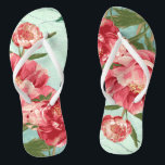Chanclas Moda de la flor retro de bonito Chintz Peony n Bir<br><div class="desc">Los accesorios de moda que coinciden hacen un regalo perfecto para una ducha de pareja o Fiesta de ducha de novia presente para la novia que está usando esto como su suite de invitación. Moderna, flor retro de bonito estilizada peonías en colores vivos y frescos especialmente perfecta para bodas de...</div>