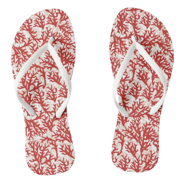 Chanclas Modelo 2 del coral rojo (Plantilla)