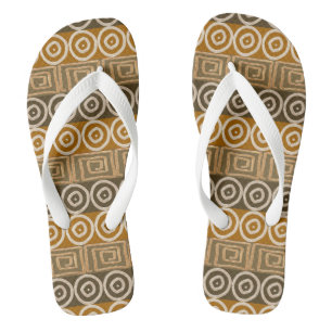 Chanclas Modelo a mano africano étnico