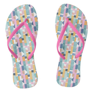 Chanclas Modelo abstracto de la forma de la acuarela