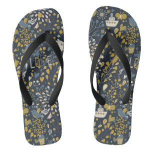 Chanclas Modelo abstracto del vintage