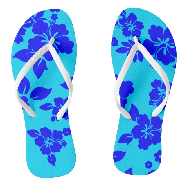 Chanclas Modelo azul del Hawaiian del océano (Plantilla)