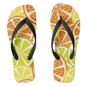 Chanclas Modelo de la fruta cítrica