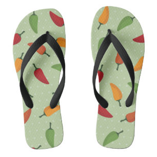 Chanclas Modelo de la pimienta de chiles