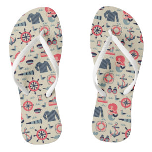 Chanclas Modelo de la vida marina
