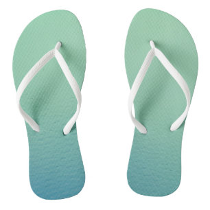 Chanclas Modelo de látex verde flip flops