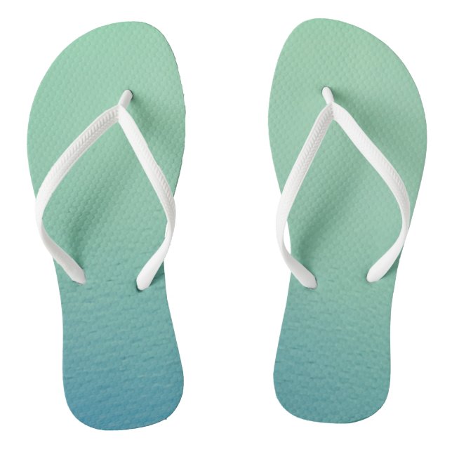 Chanclas Modelo de látex verde flip flops (Plantilla)