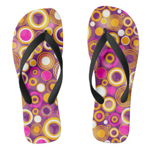 Chanclas Modelo de lunar violeta
