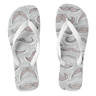Chanclas Modelo de moda del bigote