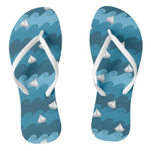 Chanclas Modelo de papel de los barcos