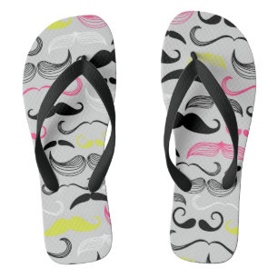 Chanclas Modelo del bigote, estilo retro