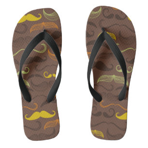 Chanclas Modelo del bigote, estilo retro 5