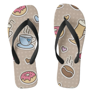 Chanclas Modelo del café