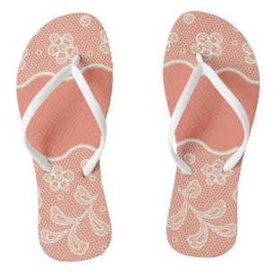 Chanclas Modelo del cordón, vintage 4 de la flor