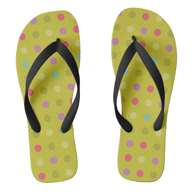 Chanclas Modelo del fondo del lunar (Plantilla)