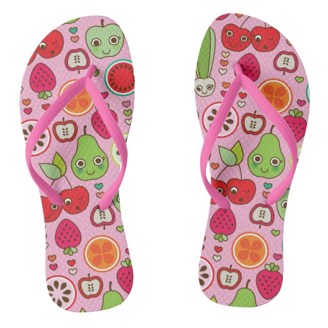 Chanclas modelo del ilustracion de la cocina de la fruta (Plantilla)