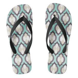 Chanclas Modelo del marroquí de la turquesa