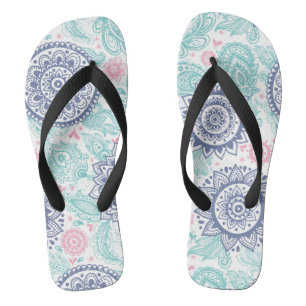 Chanclas Modelo étnico de Paisley