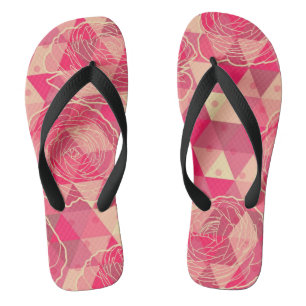 Chanclas Modelo geométrico de la flor