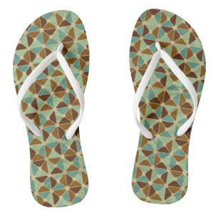 Chanclas Modelo geométrico retro