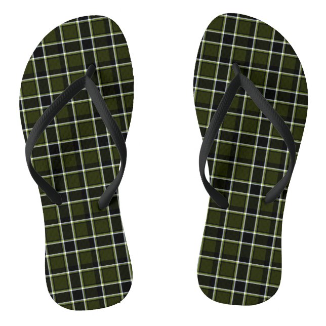 Chanclas Modelo militar moderno de camuflaje Tartan Khaki (Plantilla)