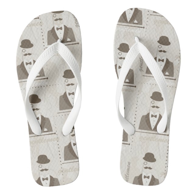 Chanclas Modelo retro para el hombre (Plantilla)