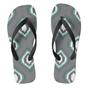 Chanclas Modelo tribal del ikat retro geométrico